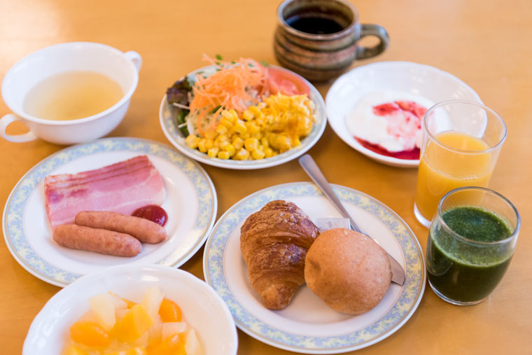 新玉川温泉 朝食バイキング