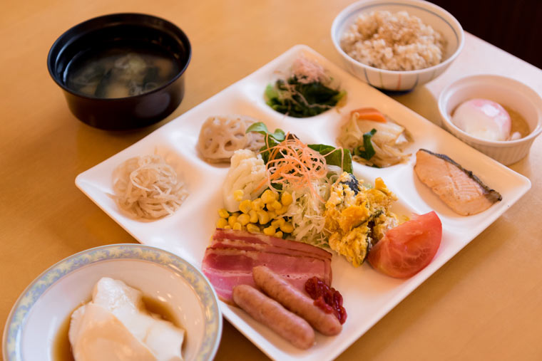 新玉川温泉 朝食バイキング