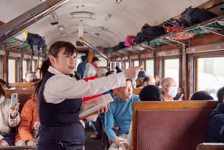 「津軽鉄道」ストーブ列車