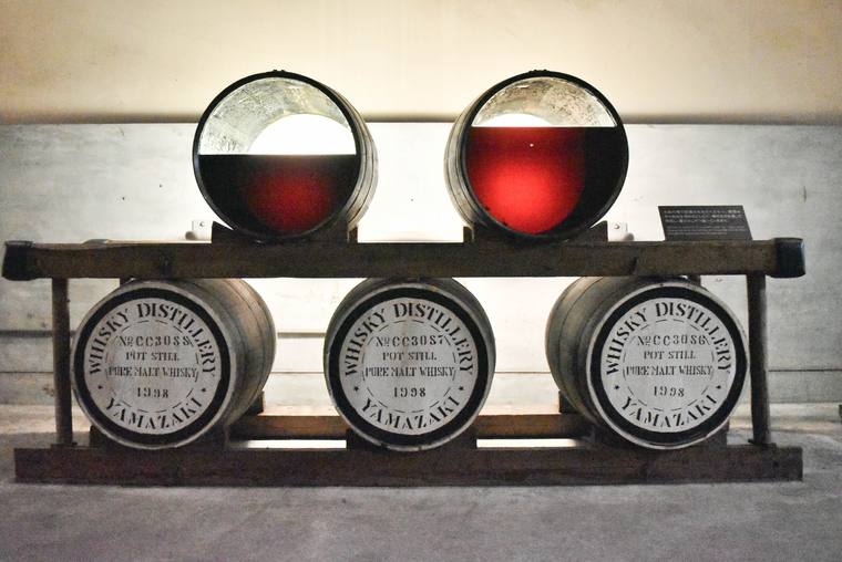 サントリー山崎蒸溜所　山崎蒸溜所ツアー　貯蔵