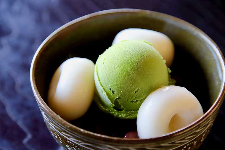 茶庵芙蓉　白玉あずき