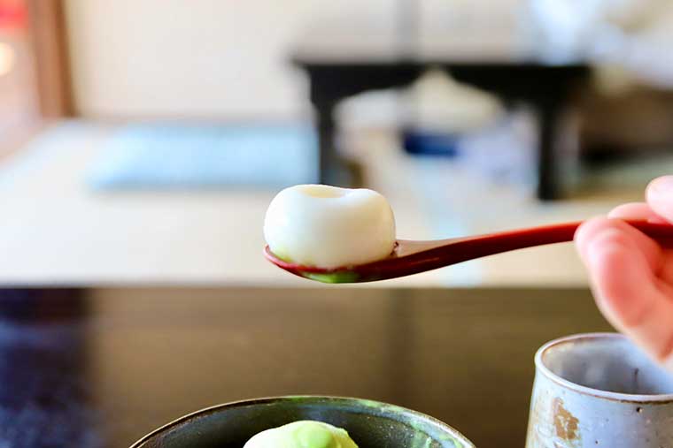 茶庵芙蓉　白玉あずき