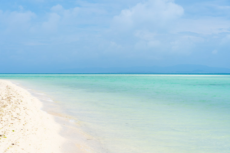 コンドイ浜のビーチ