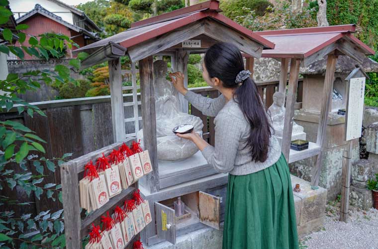 玉造温泉　清巖寺　おしろい祈願札