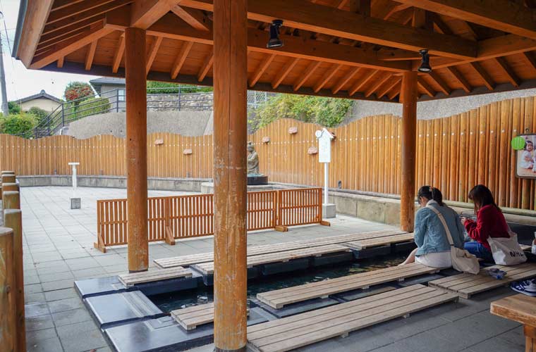 玉造温泉　足湯