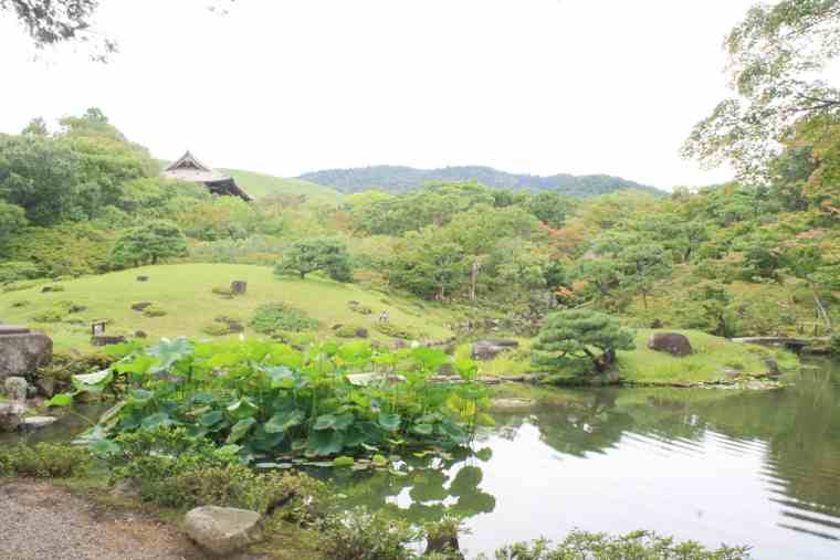 東大寺　依水園　日本庭園