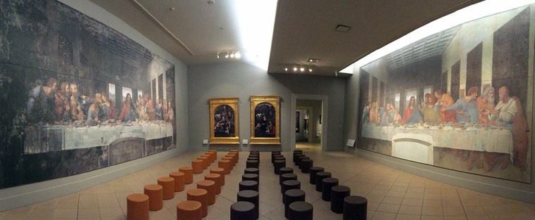 レオナルド・ダ・ヴィンチの『最後の晩餐』修復前と後