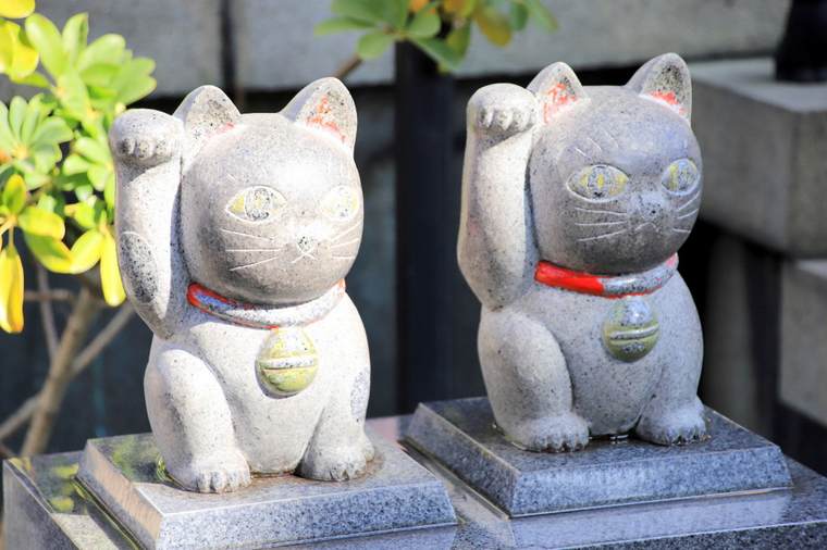 今戸神社　招き猫