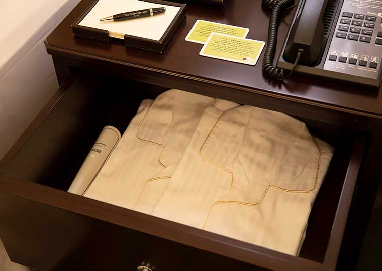 東京ステーションホテル パジャマ