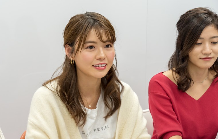 憧れホテル座談会、左から　井口綾子さん、大野南香さん