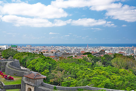 首里城からの景色