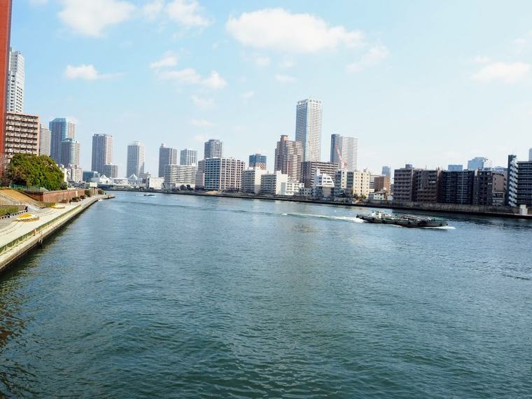 勝どき橋からの風景