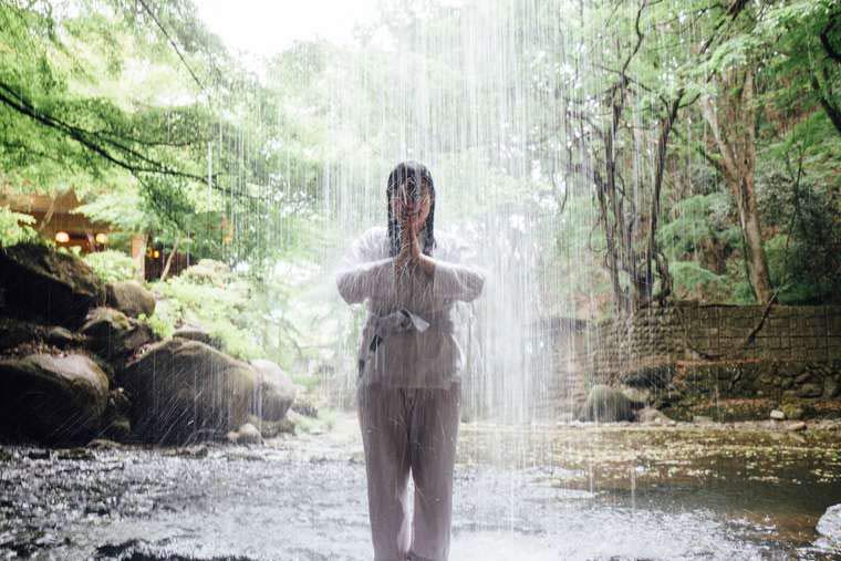 月待の滝 ストレス解消