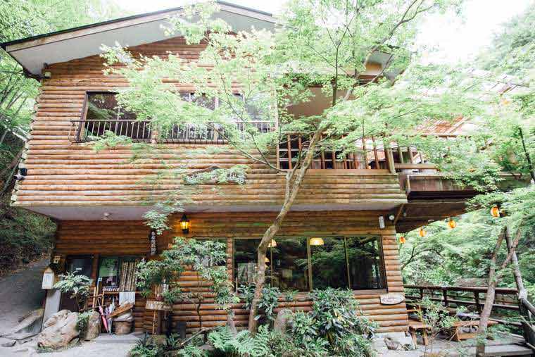 「月待の滝もみじ苑」ランチ