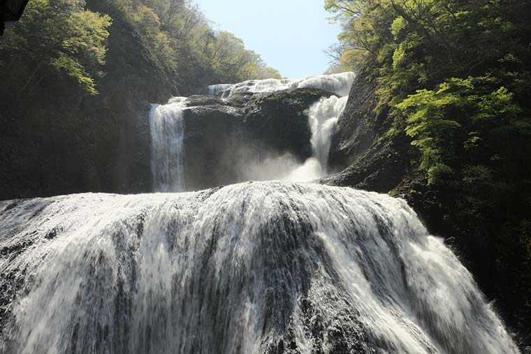 日本三名瀑 茨城県 袋田の滝