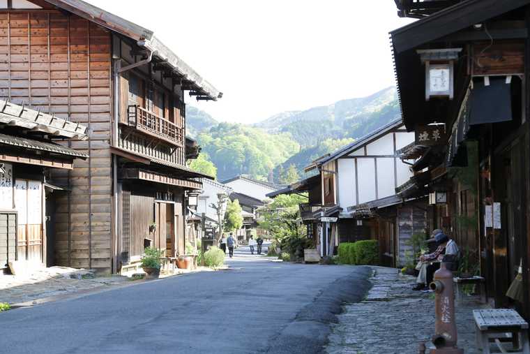 妻籠宿　町並み