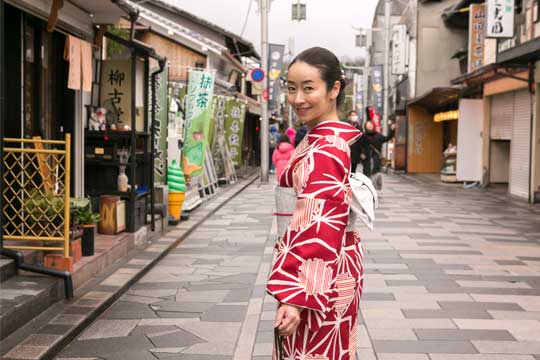 宇治きもの散策