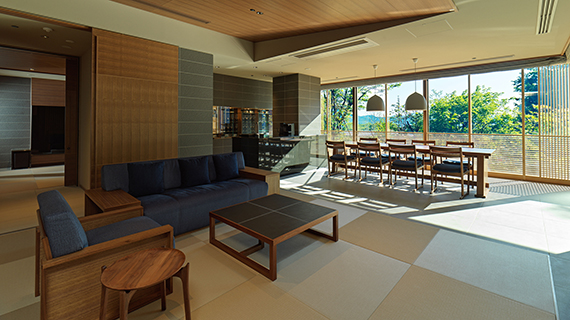 しこつ湖　鶴雅別荘　碧の座