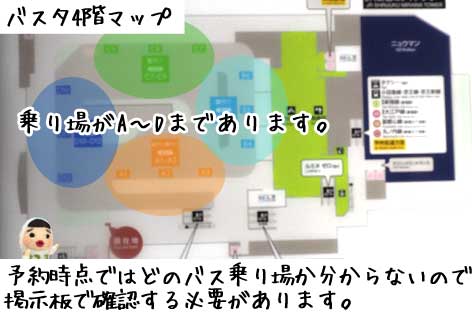 バスタフロアマップ