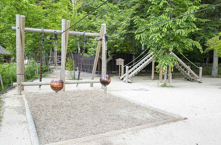 忍野しのびの里　アスレチック