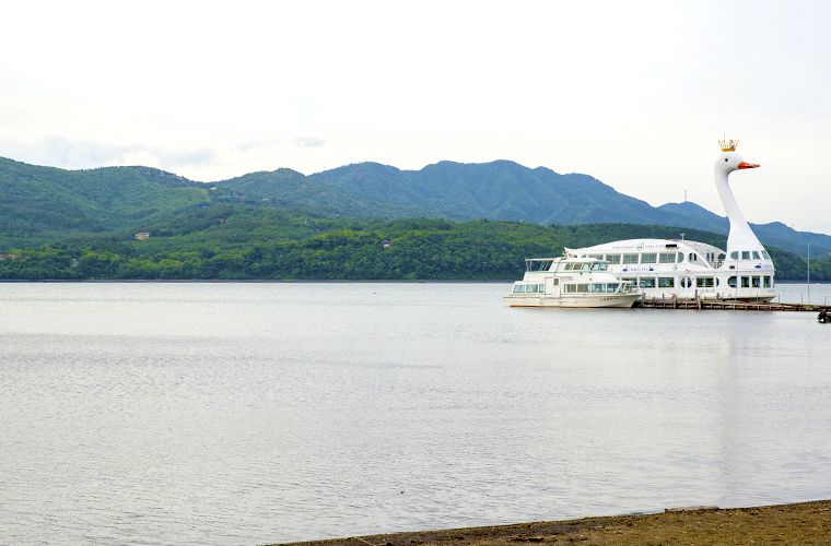 早めに山中湖からの帰路へ