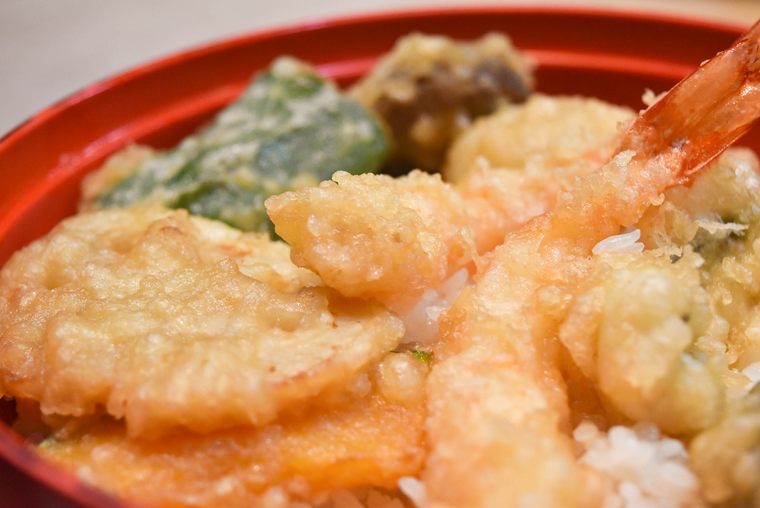 三笑亭の天婦羅