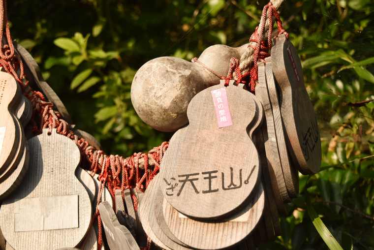 旗立松展望台のひょうたん掛け処