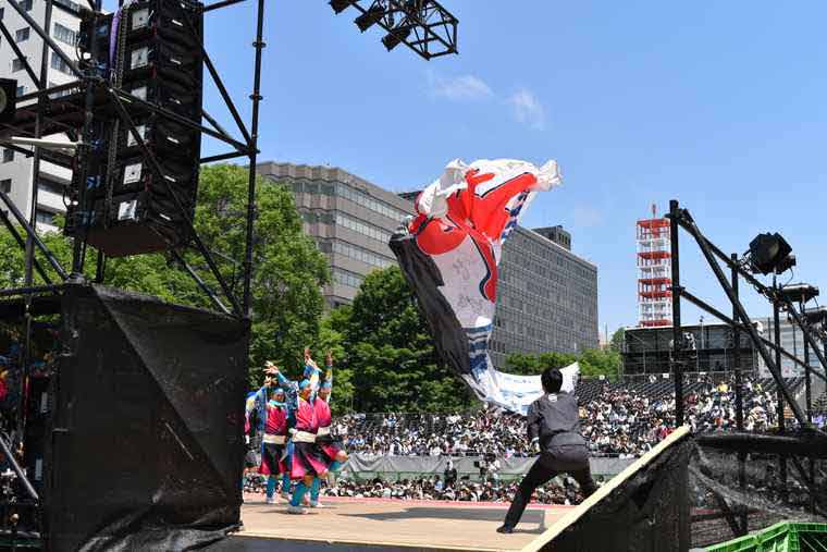 YOSAKOIソーラン祭り　大通西8丁目会場　特別観覧席