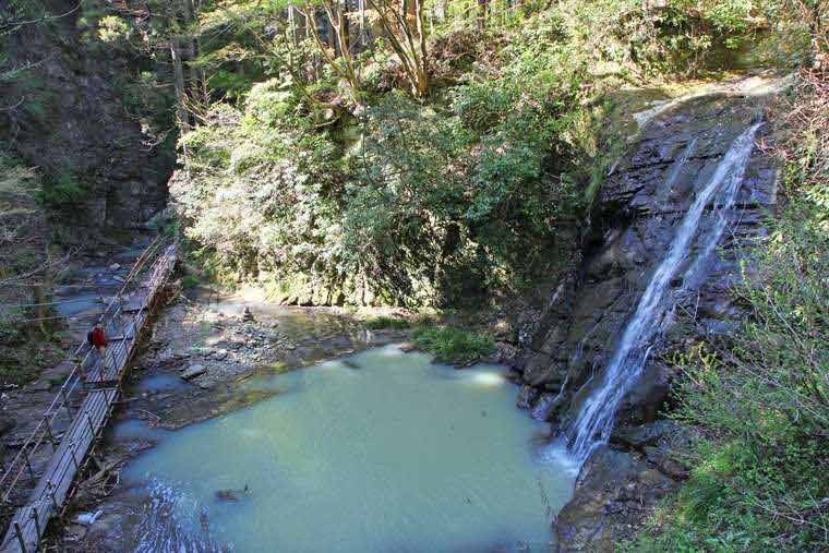 千葉養老渓谷「幻の滝」「小沢又（こざわまた）の滝」