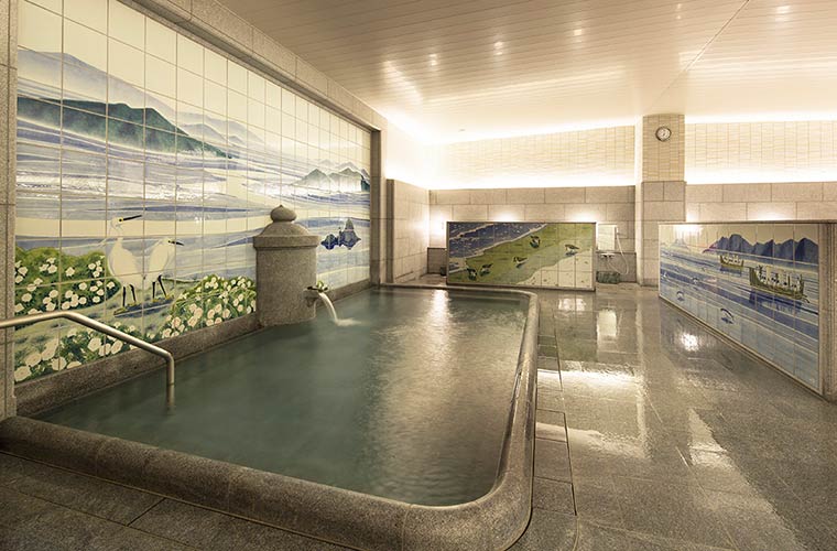 飛鳥乃湯泉の浴室