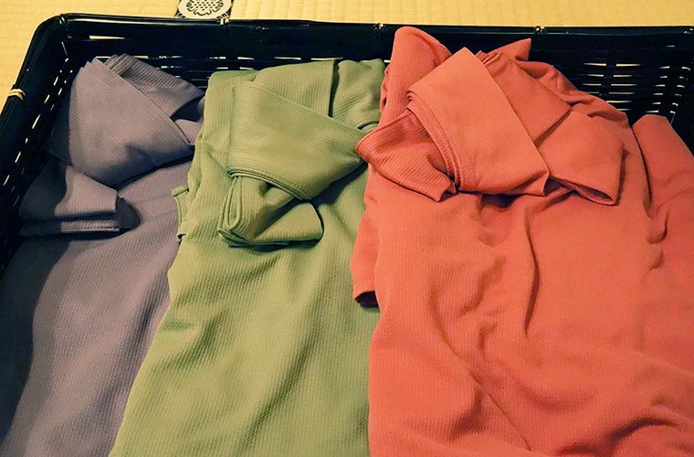  昔の貴人が入浴時にまとっていたとされる「湯帳（ゆちょう）」