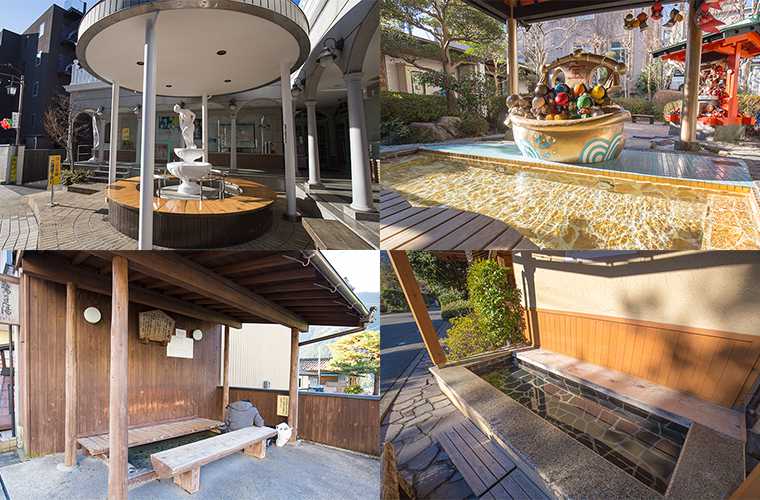 下呂温泉の多種多様な足湯