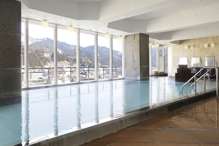 水明館の展望大浴場