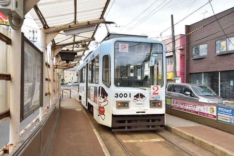 湯の川温泉　函館市電