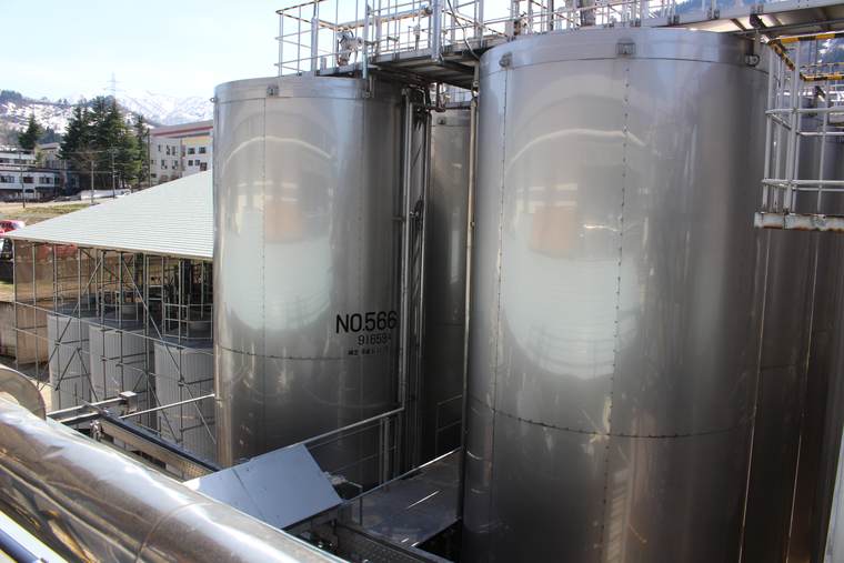 白瀧酒造の酒蔵見学