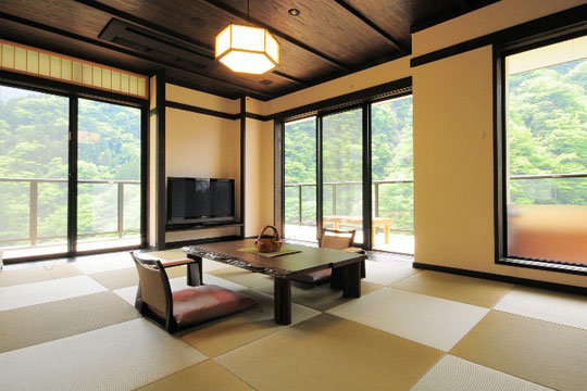 渓谷の隠れ宿　祖谷美人