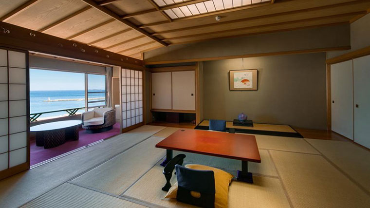 熱海温泉　源泉かけ流しの宿　ホテル貫一 客室例