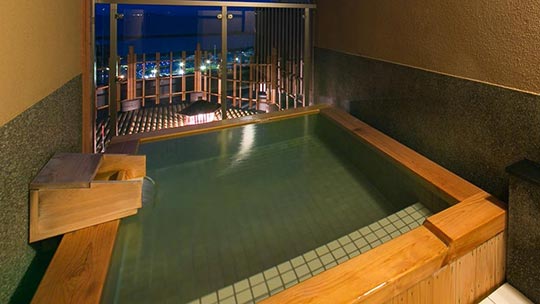 熱海温泉　源泉かけ流しの宿　ホテル貫一 貸切露天風呂