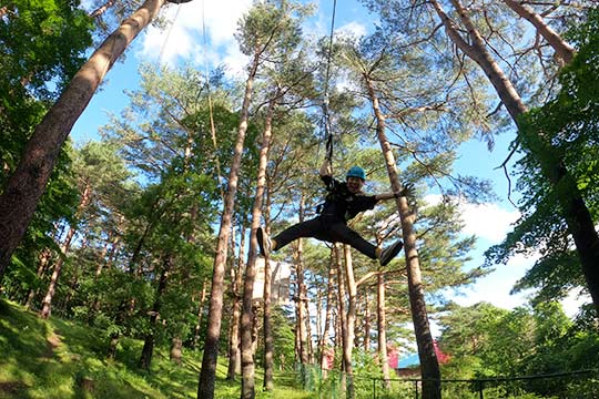 那須の森空中アスレチックNOZARU