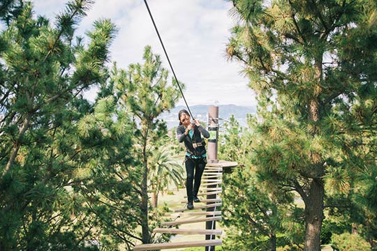 初島アドベンチャーSARUTOBI