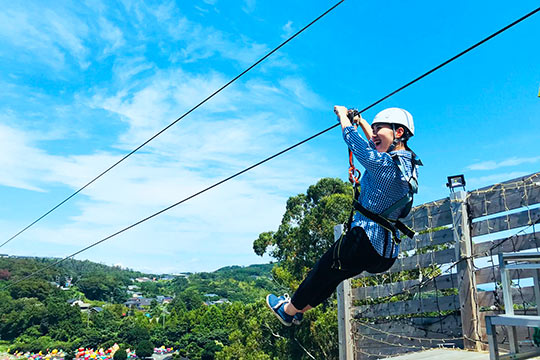 伊豆ぐらんぱる公園（ジップライン 〜風 KAZE〜）