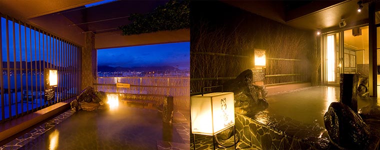 【ドーミーインPREMIUM下関】絶景の天然温泉露天風呂