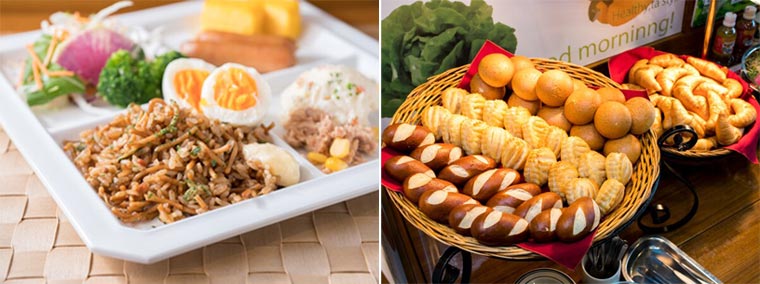 【スーパーホテル神戸】神戸名物「そばめし」と焼きたてパン