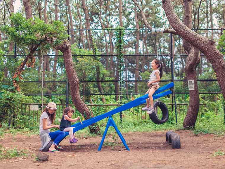 子供が遊べる遊具が充実