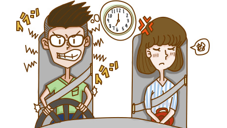 返却時間までに返却ができず、焦ってしまう