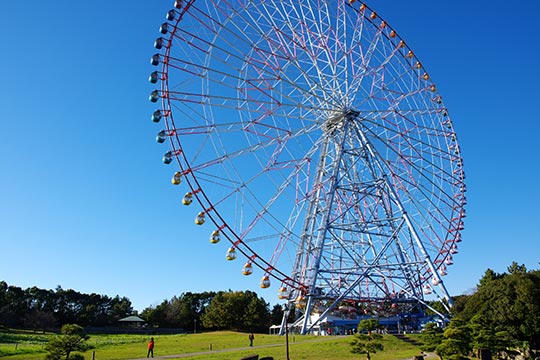 「葛西臨海公園」ダイヤと花の大観覧車