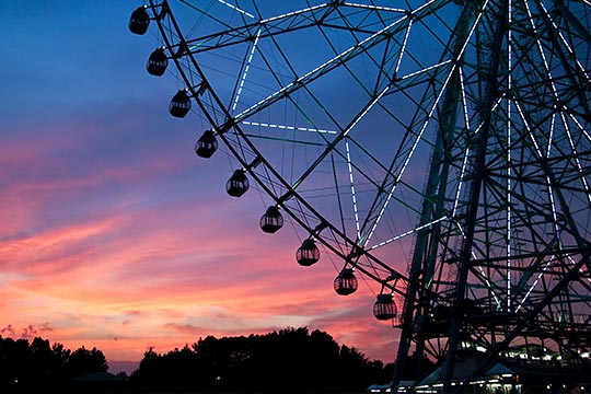 「葛西臨海公園」ダイヤと花の大観覧車