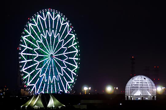「葛西臨海公園」ダイヤと花の大観覧車