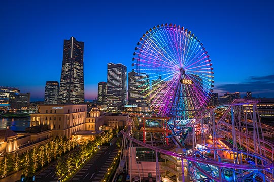 「よこはまコスモワールド」コスモクロック21