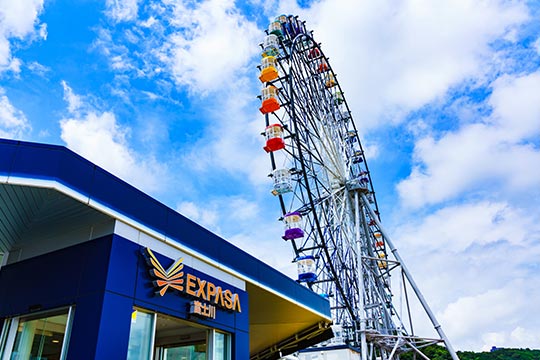 「EXPASA富士川（上り）」大観覧車 フジスカイビュー